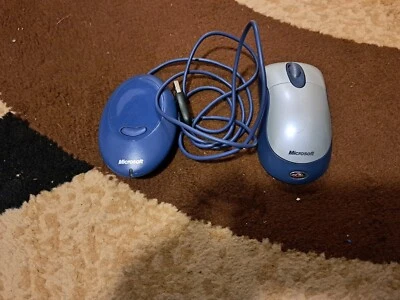 Microsoft Wireless Optical Mouse Blue PID:58726 with USB Receiver  - Image 1 of 3