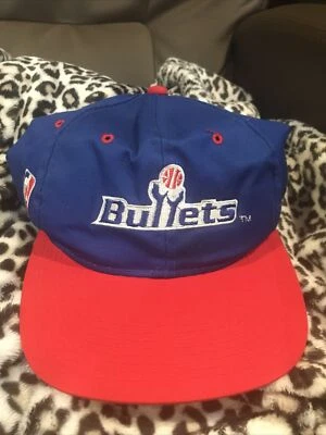VTG WASHINGTON BULLETS SPORTS SPECIALTIES SNAPBACK HAT CAP MADE IN KOREA - Image 1 of 4