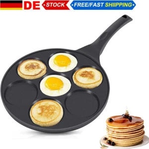 Pancake pfanne Pfannkuchenpfanne Motivpfanne Eierkuchenpfanne 7 Mulden Antihaft - Bild 1 von 14