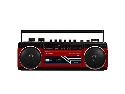 SANSUI Bluetooth Radio Reproductor de Cassette USB SD MP3 SCR-B2 RD Japón Foto 1 de 4