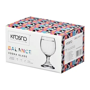 Bicchieri vodka Krosno Balance 45 ml set 6 pz Vetro cristallo - Foto 1 di 4