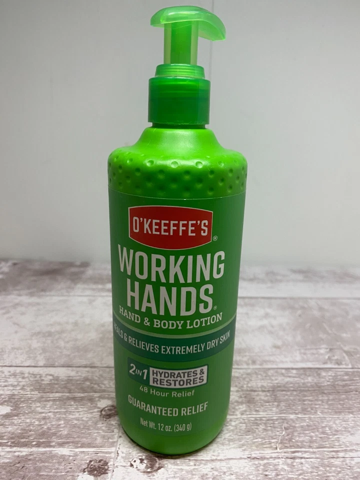 Loción para manos y cuerpo O Keeffe's Working Hands 12 fl oz hidrata la piel seca Foto 1 de 1