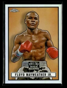 Floyd Mayweather Jr 2024 Topps Chrome Boxing 1951 Topps Ringside Refractor ① - Picture 1 of 2