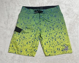 Pelagic Boardshorts Herren 32 mehrfarbig Badeanzug Kordelzug Patch Fisch Logo - Bild 1 von 15