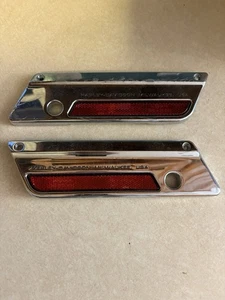 Saddlebag Faceplates Hinge Covers Harley-Davidson Touring 90603-93A / 90601-93A - Picture 1 of 4