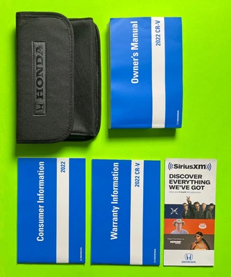 Honda CR-V 2022 juego manual del propietario de fábrica y estuche *OEM* Foto 1 de 4
