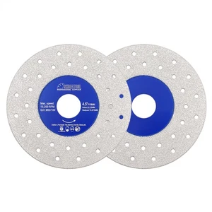 2pcs Diamond Cutting Grinding Disc Wheel for Porcelain Tile Saw Blade 115mm - Picture 1 of 11