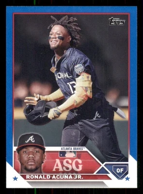 2023 Topps Update '23 All-Star Game Blue #ASG7 Ronald Acuna Jr. - Image 1 of 2