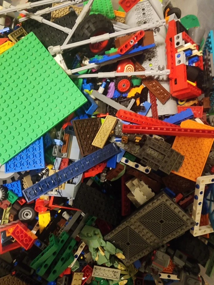 Lego tijolos 1 lb uma libra conjuntos incompletos granel aleatório - Imagem 1 de 1