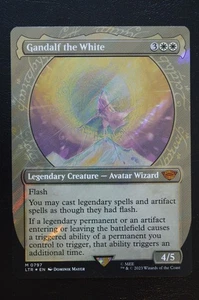 MTG GANDALF THE WHITE SHOWCASE SURGE FOIL The Lord of the Rings LP Played - Picture 1 of 2