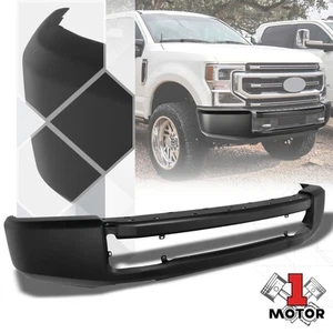 OE Style Black Steel Front Bumper Face Bar For 20-22 Ford F-250 F-350 Super Duty - Picture 1 of 6