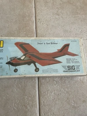 Sig Kadet Mark II Trainer Airplane RC Claude McCullough KIT RC-49 - Image 1 of 4