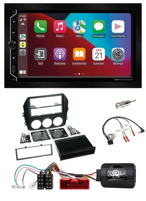 ESX 2DIN DAB USB Lenkrad Bluetooth Autoradio für Mazda MX 5 NC 09-15 schwarz - Bild 1 von 4