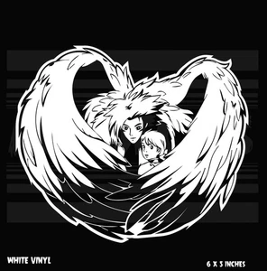 Howls Moving Castle - Howl and Sophie - Ghibli - Anime - decal sticker - Picture 1 of 3