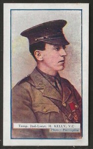 GALLAHER-VICTORIA CROSS HEROES 1917(7TH SERIES 151-175)-#174- 2ND LIEUT KELLY