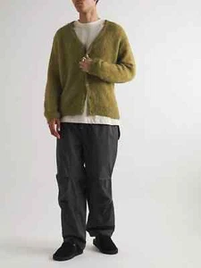 Manastash Aberdeen Kurtigan Brushed-Knit Cardigan - Moss / Size M Medium - Picture 1 of 6