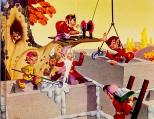 Capa de ladrillo Mason Worker Elves Bill Layne Calendario de colección Comerciantes Elfos - Imagen 1 de 9