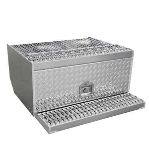 30" In Truck Aluminum Step Chain Tool box Fit Peterbilt 379 359 385 377 378 357 - Picture 1 of 7