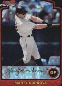 2003 Bowman Chrome X-Fractors #82 Marty Cordova - NM-MT - Picture 1 of 2