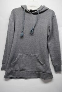 Fossil Men's XS Blue Grey Hoodie Pullover Sweatshirt (D6)