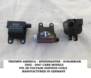 BOBINA DE ALTO VOLTAJE TRIUMPH AMERICA PVL SALIDA ÚNICA X 1 EA - Imagen 1 de 1