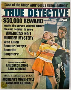 True Detective Magazine, August 1968, Vintage True Crime Stories, Pulp - Picture 1 of 4