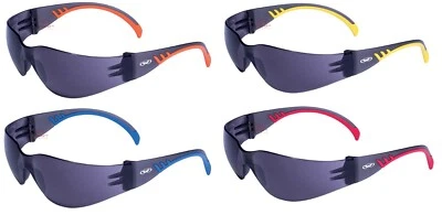 Gafas de seguridad Global Vision Flyz azul humo/amarillo/naranja/rojo sol motocicleta Foto 1 de 4