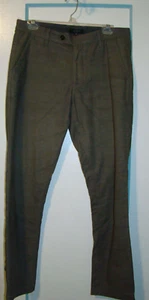 Men's Ted Baker London 32R Straight Leg Chino Dress Pants Taupe Brown - Picture 1 of 5