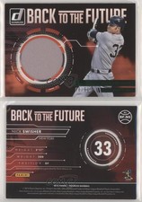 2016 Panini Donruss Back to the Future Materials Green /99 Nick Swisher #BF-NS