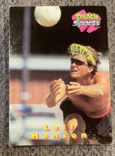 1992 BEACH SPORTS Leif Hanson VOLLEYBALL CARD #17