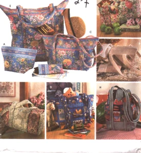 Simplicity 7098-Quilted Bags & Eyeglasses Case ~ See Back of envelope for sizes - Picture 1 of 5