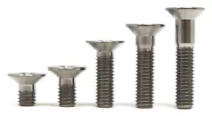 M6 Titan DIN 7991 Flachkopf Senkbolzenverschluss (10,12,15,20,25,30 mm) - Bild 1 von 7