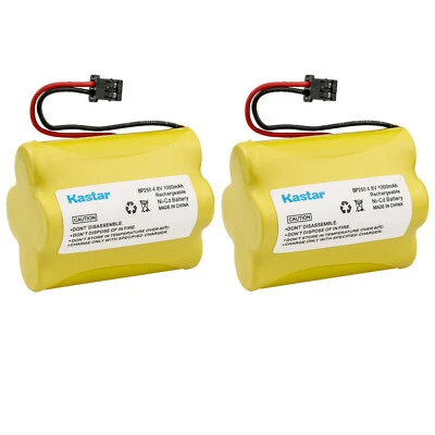 Paquete de 2 baterías Kastar para Bearcat Sportcat Uniden BP120 / BP150 / BP180 / BP250 Foto 1 de 4