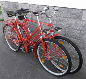 DDR Fahrrad Paar Mifa 26 Zoll Damenrad Herrenrad rot Flammenrot 70er 80er NOS ! - Bild 1 von 23