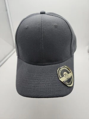 Blank Fitted Curved Cap Hat Active Sportswear 7 1/2 Gray High Quality - Image 1 of 4