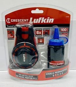 Crescent Lufkin 100' Contractor Chalk Reel with Blue Chalk - CL100B NEW!!! - Picture 1 of 4
