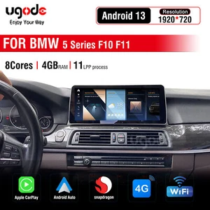 12.3" BMW M5 F10 F11 CIC Android Touch Screen 8+128G Car Display Multimedia GPS - Imagen 1 de 15
