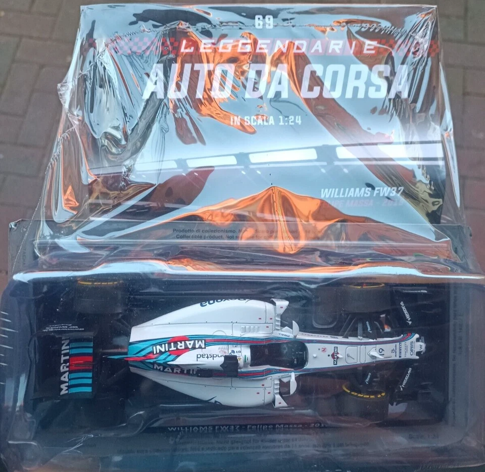 Le Grandi Formula 1 scala 1:24  WILLIAMS FW37 - FELIPE MASSA - 2015  N.#69 - Immagine 1 di 4