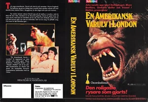 EN AMERIKANSK VARULV I LONDON / SWEDISH VIDEO SLEEVE / SPECTRUM VIDEO LABEL - Imagen 1 de 1