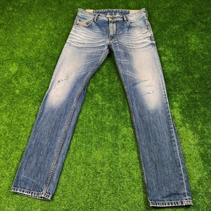 Diesel Krayver Jeans Mens 30 Blue Faded Zip Fly Denim Casual 5 pocket faded - Picture 1 of 15