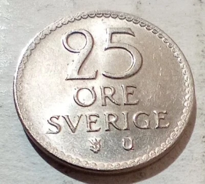 25 Ore 1969 Sweden Coin Sverige Crown - Image 1 of 2