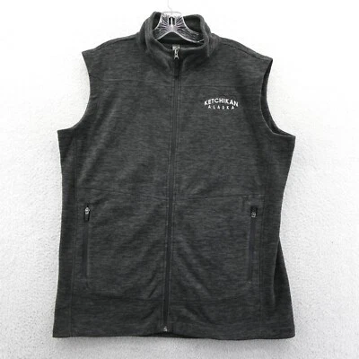 Chaleco polar Ouray para hombre grande Ketchikan Alaska gris chaqueta naturaleza deporte al aire libre Foto 1 de 4