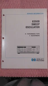 HP 08350-90034 8350B Sweep Oscillator Service Information Sections IV and V - Picture 1 of 4