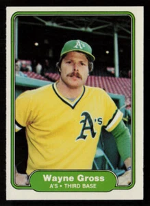 Wayne Gross 1982 Fleer #90 Oakland Athletics Baseball Card - Picture 1 of 2