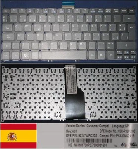 Keyboard qwerty Spanish Acer Aspire S3 S5 NSK-R12PC 0S 9Z.N7WPC.20S PK130NS2A18 - Picture 1 of 1