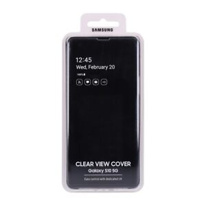 Samsung Galaxy S10 5G Clear View Cover schwarz