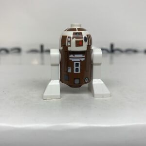 Lego STAR WARS R7-D4, brązowa, biała minifigurka droida astromecha, z zestawu #8093