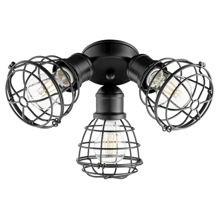 Quorum 3 Light Patio Light Kit, Noir - 2314-69 - Image 1 of 1