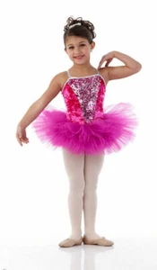 Child XS Ballet Tutu Dance Costume SWEET NOTHINGS Pink - Picture 1 of 4