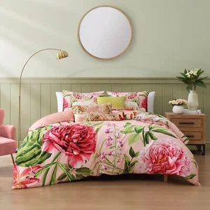 Bebejan Spring Forever Cotton 5 Piece Reversible Comforter Set - King - Picture 1 of 8